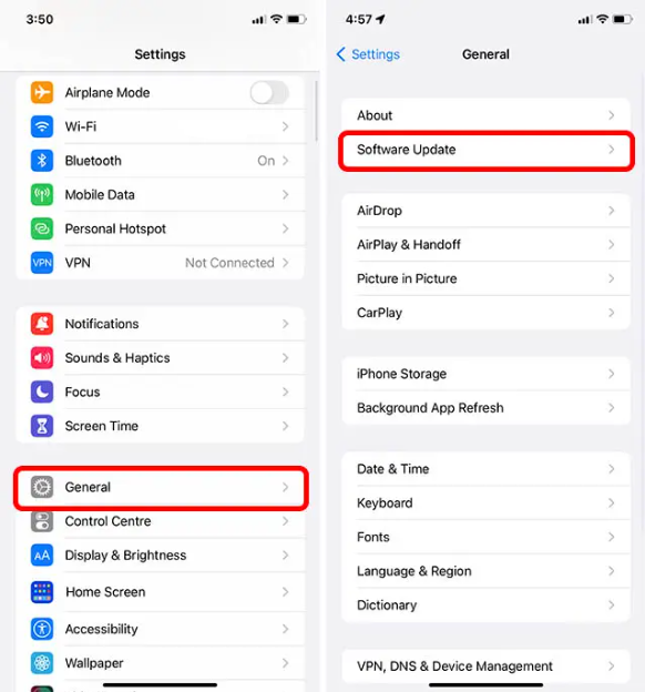 Memeriksa Update iOS 16 Terbaru