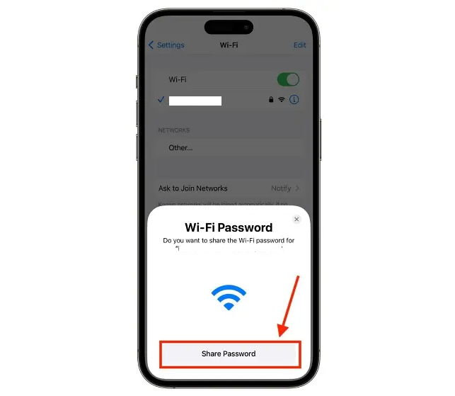 Cara Berbagi Kata Sandi (Password) WiFi dari iPhone ke iPhone